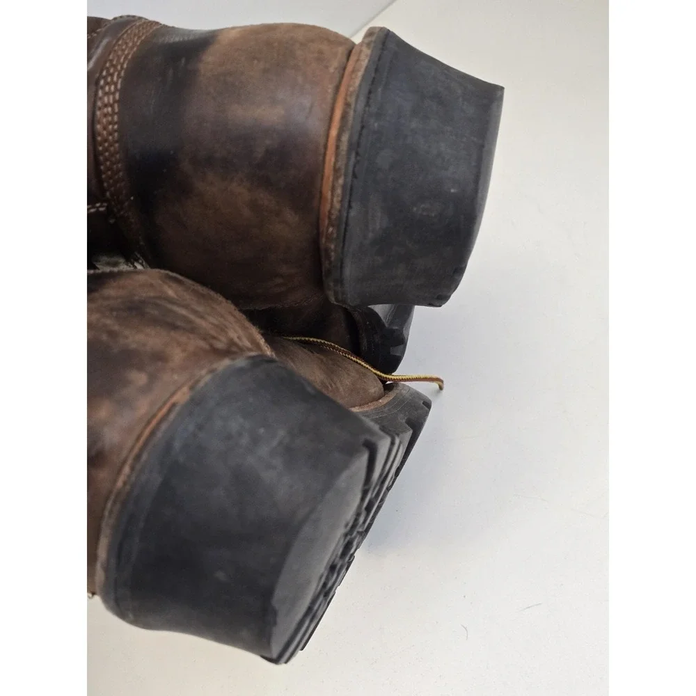 Used Red Wing‎ Shoes ASTM F2413-18 Steel Toe Work Boots Size 11 D Used